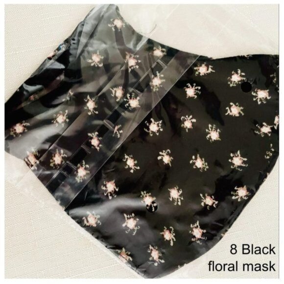 Set of Eight Cloth Face Masks Various Designs from AFRM Use for Crafts or Sewing - Picture 8 of 8